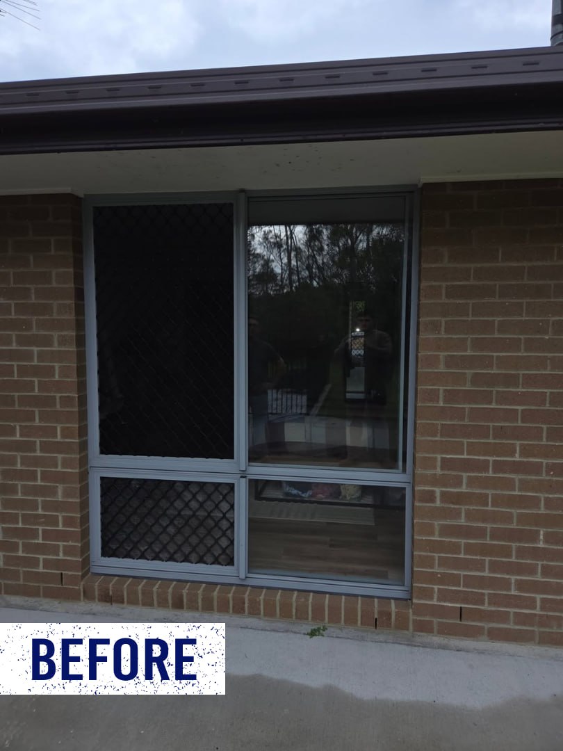Sliding door conversion in Gatton before installation